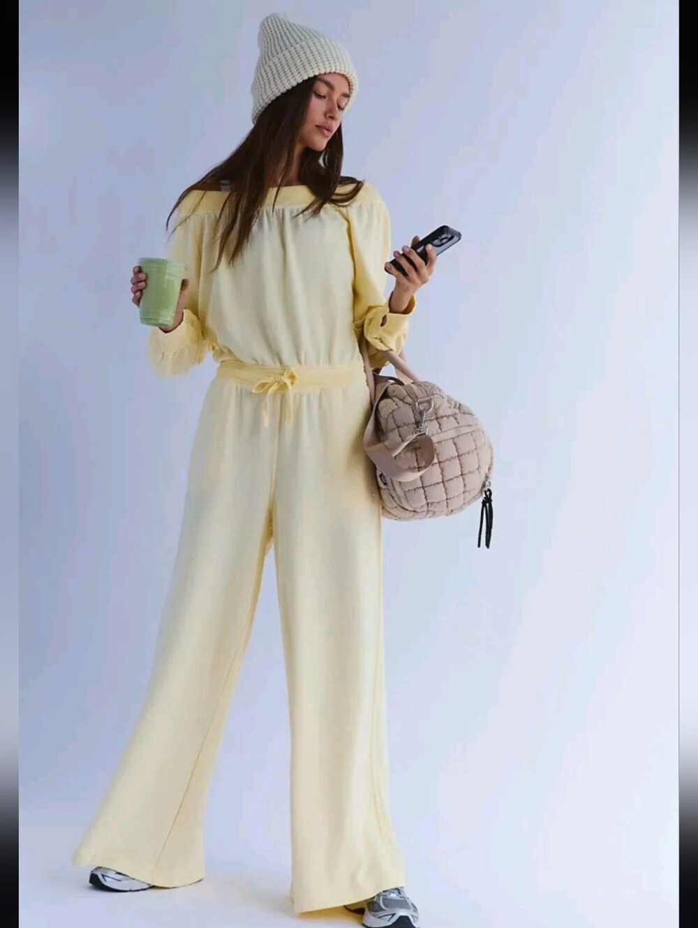 🪷❣️NWT Free People FP Movement One To Beat Onesie Sunlit Yellow S 🌙